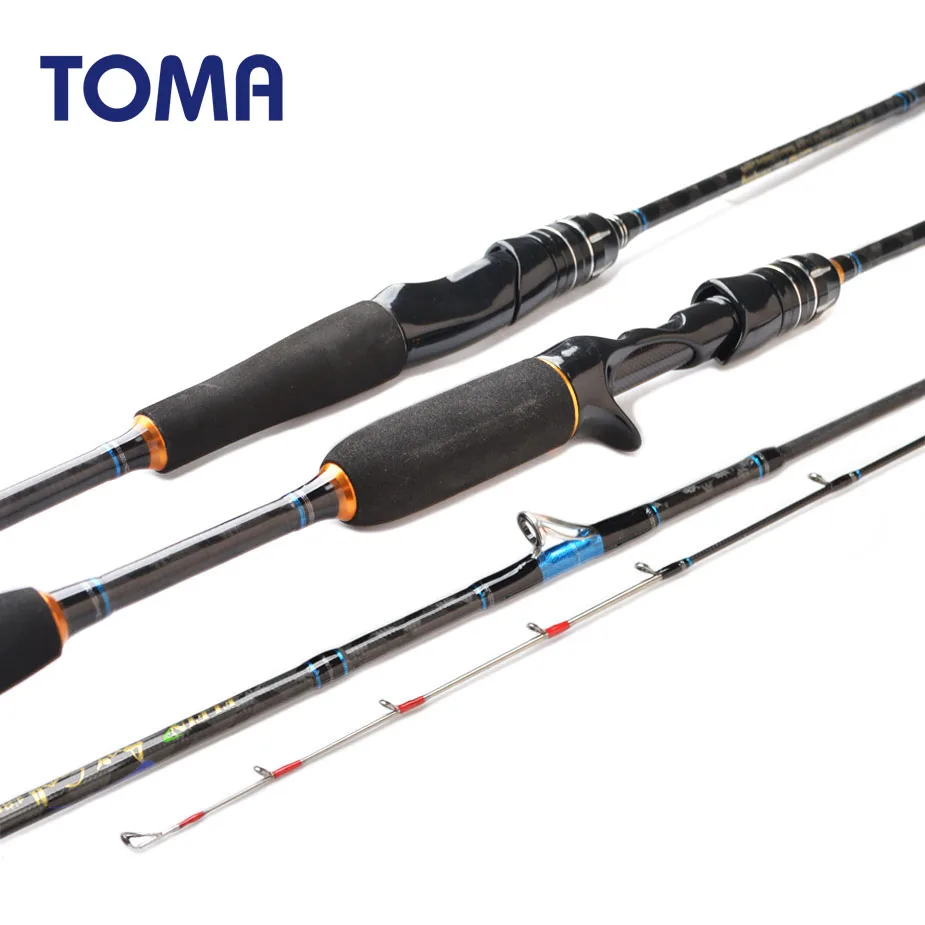 

TOMA 1.8m 1.98m 2.1m Surf Japan Sea Jigging Spinning Fishing Rod Casting Lure 50-180g Ultralight Rod Fishing Jigging Saltwater