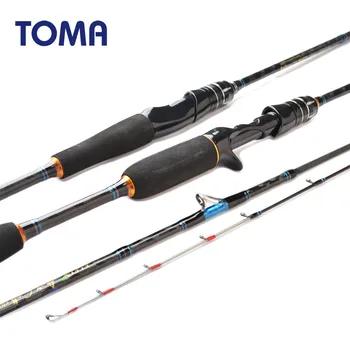 BIG DISCOUNT ❤️ TOMA 1.8m 1.98m 2.1m Surf Japan Sea Jigging Spinning Fishing Rod Casting Lure 50-180g Ultralight Rod Fishing Jigging Saltwater - discount item 69% OFF Sports & Entertainment