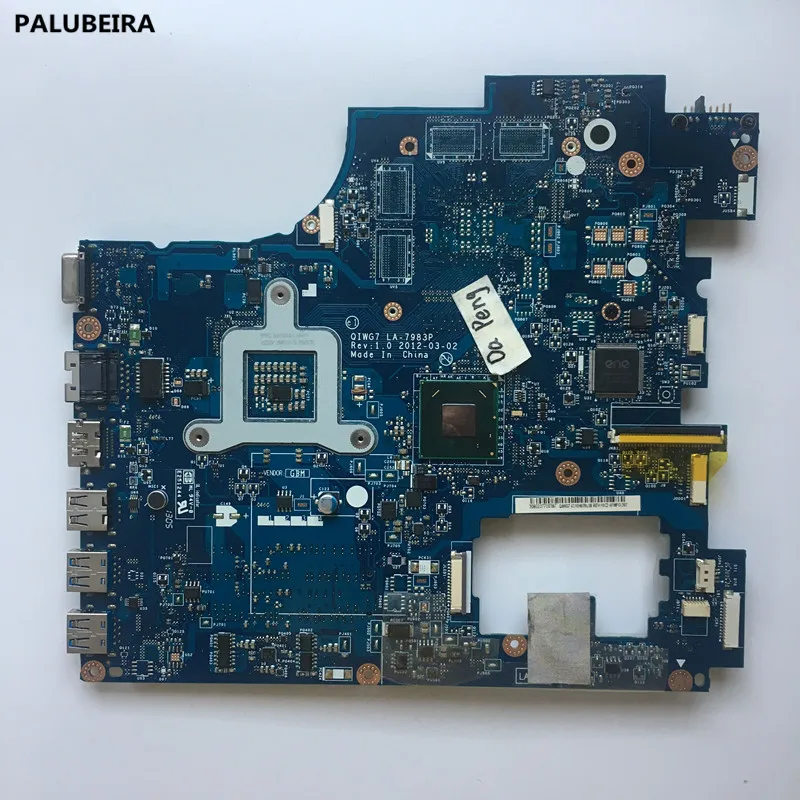 Высококачественная материнская плата для ноутбука Lenovo G780 QIWG7 LA-7983P PGA989 DDR3 100%