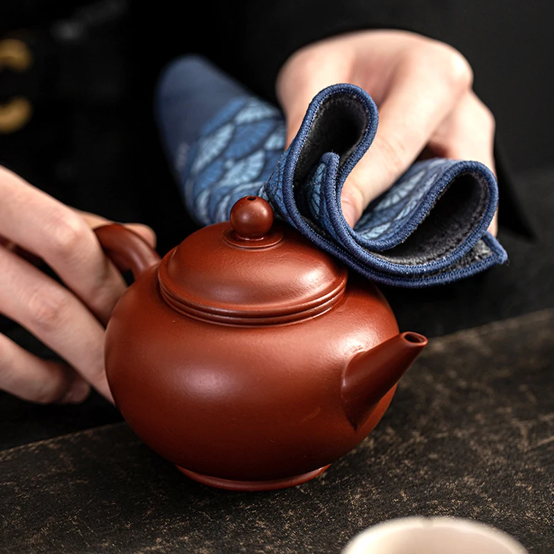 Cotton Tea Towel Strong Absorben Kung Fu Tea Set Accessories Thickened Table Cleaning Cloth Suede Cloth Household Hand Towel kitchen towel cleaning cloth coffee towel towel cleaning cloth dish cleaning cloth microfiber dish cloth dish cloth