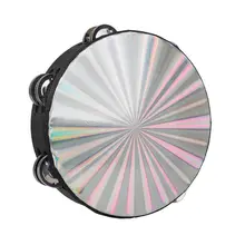 8 дюймов Деревянный Бубен колокольчик ручной барабан отражающий лазерный барабан 27RD