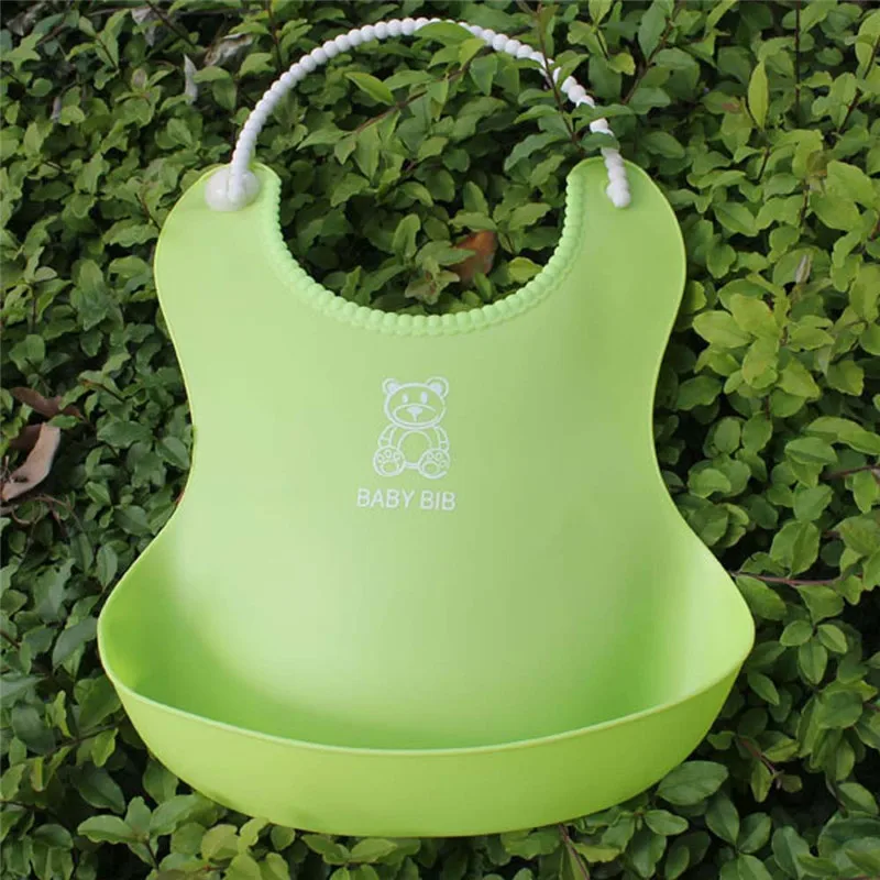 Baby bib Baby Detachable Kids Boys Girls Waterproof Feeding Apron Saliva Towel Bib Smock breastplate slabbetjes #3O11 (2)