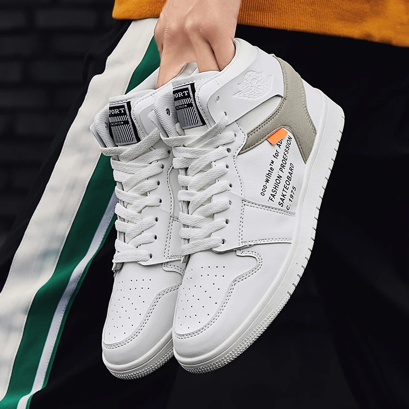 

New Air Force No. 1 new high-top AJ couple fashion shoes Korean fashion student shoes male sneakers
