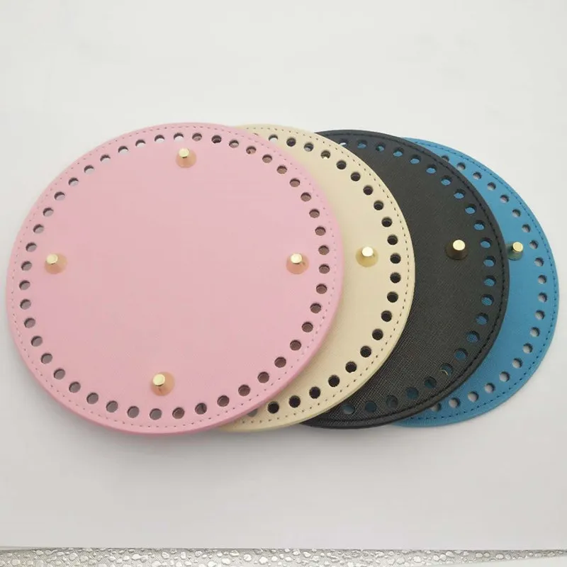 Leather Bag Bottoms DIY Handmade Oval Round Bottom Bag Accessories for Knitting Bags Handbag Crossbody Bags Bottom