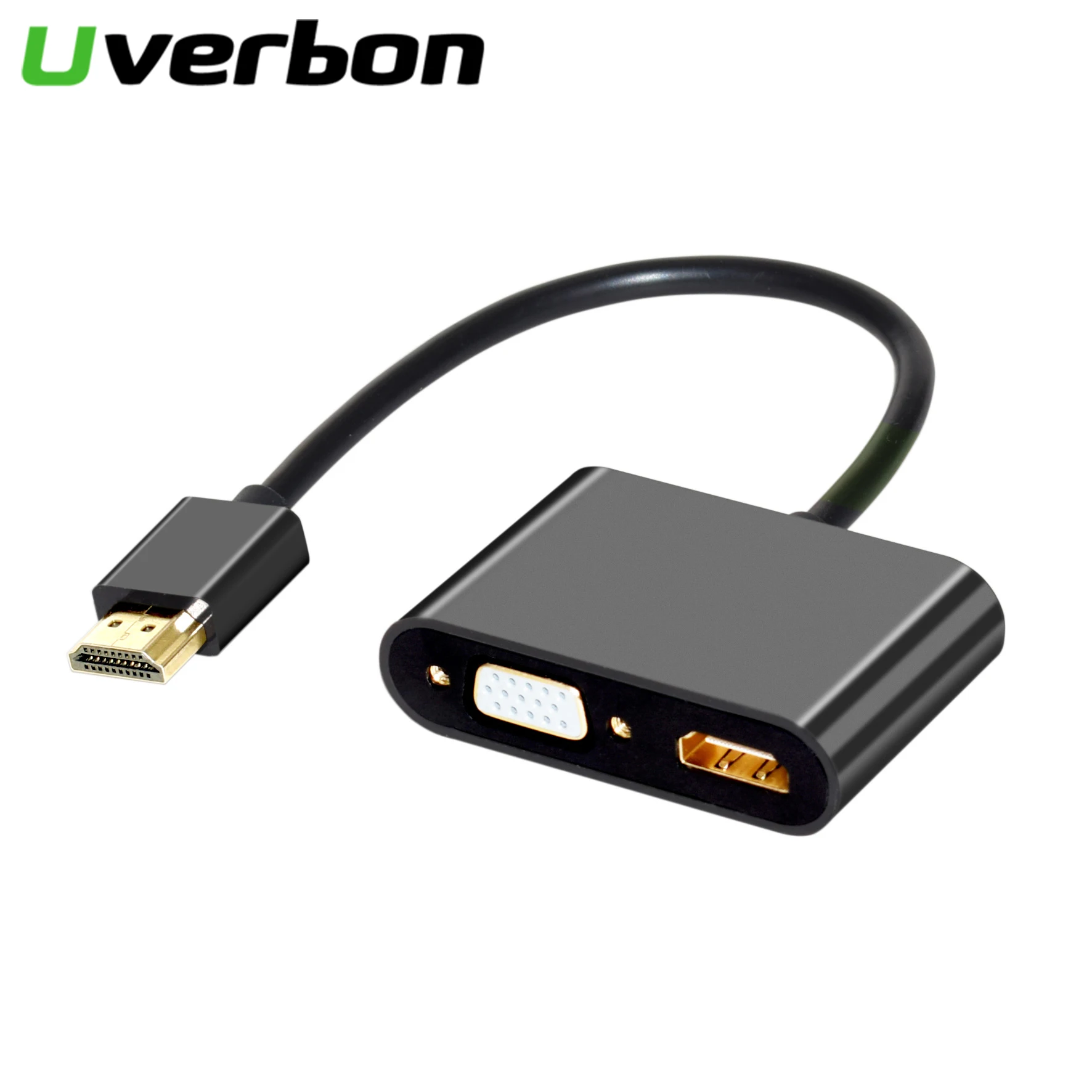 2 в 1 hdmi-адаптер, HDMI в HDMI VAG конвертер Цифровой в аналоговый конвертер кабель для Xbox PS4 ПК ноутбук Displayer HDTV HDMI Кабо