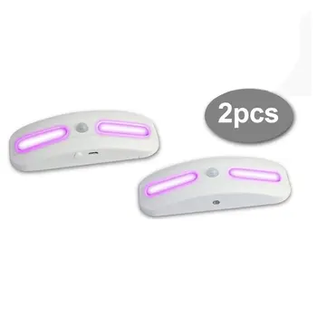 

2Cob Uv Purple Sterilization Lamp Abs + Pc Foldable Ultraviolet Germicidal Light Disinfection Sterilizer Lamp