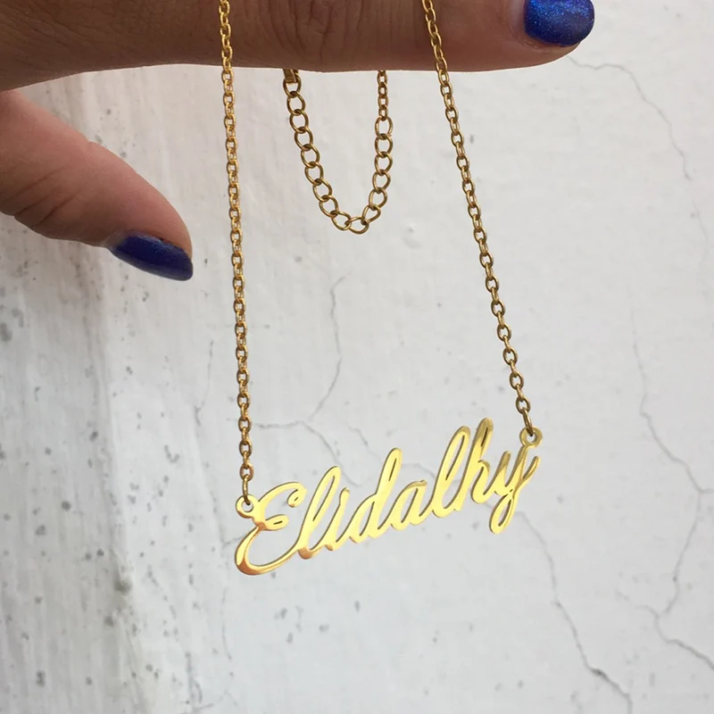 Fashion Customized Name Necklace Women 