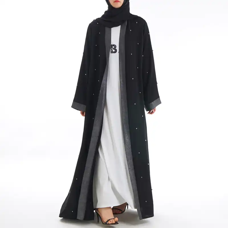 black abaya kimono