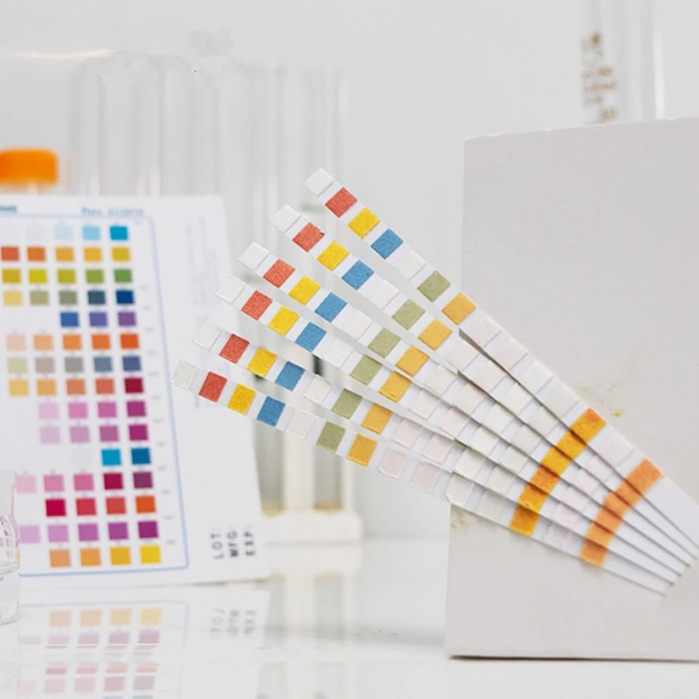 tira do teste da agua potavel de 01