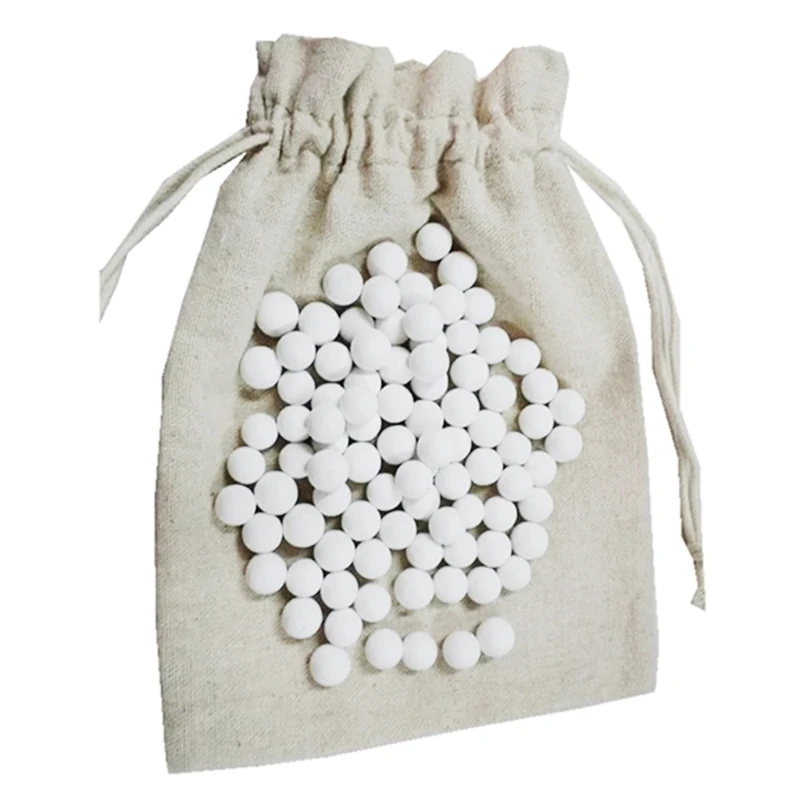 500g Pie Baking Beans Beads Press Stone Weights Storage Drawstring Bag Ceramic High Temperature Resistance Tools pie baking weights
