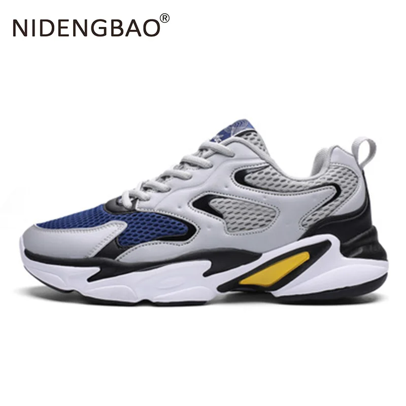 

Breathable Men Running Sneakers High Quality Male Shoes Adult Comfortable Non-slip Soft Mesh Sport Shoes autumn Size 39-44