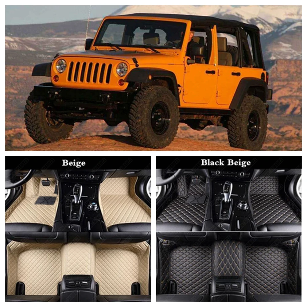 Персонализированные автомобильные коврики на заказ для Jeep Renegade Wrangler Commander Compass