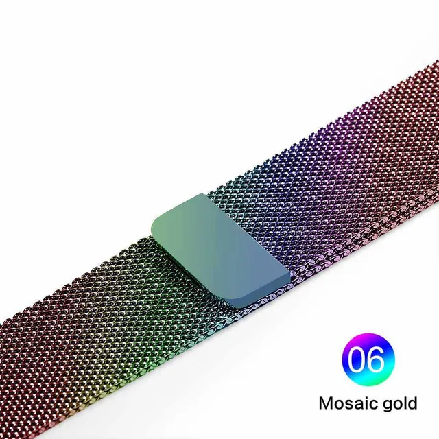 Strap For Apple watch band 44mm 40mm 42mm 38mm 41mm 45 stainless steel Metal bracelet magnetic Milanese loop Apple watch 34567se Jackpot