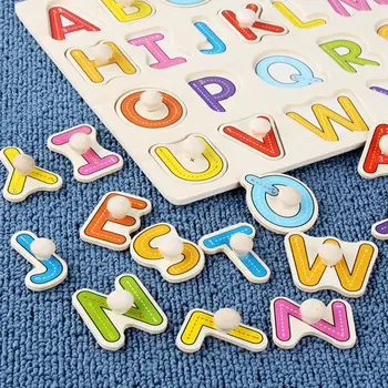 

Kids Wooden Numbers Fruits Puzzle Board Educational Animal Cartoon Vehicle Hand Grab Board