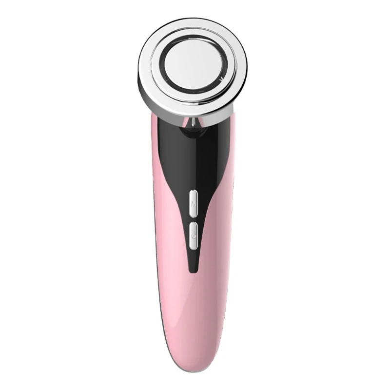 Ультразвуковая кавитация EMS массажер для похудения тела потеря веса Липо жиросжигатель Гальваническая инфракрасная ультразвуковая терапия тонкая машина - Цвет: pink