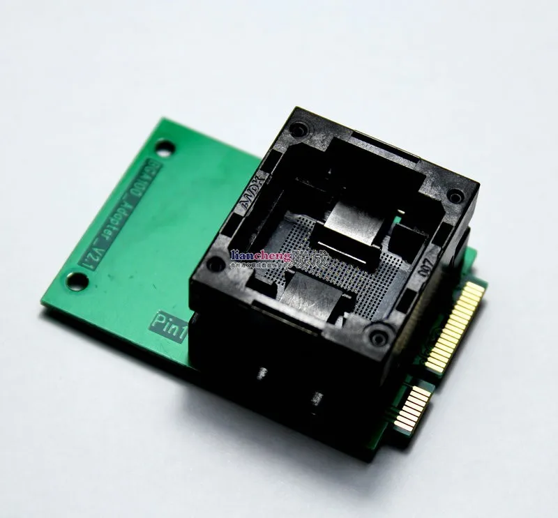 BGA100 вниз-загруженный шрапнель для Msata тестовая база 4CE NAND Flash тестовая база