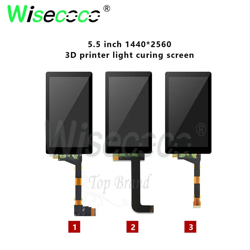 Wiscoco для 3D принтера часть DIY проект проектора 5,5 дюймов 2k без подсветки ЖК-экрана