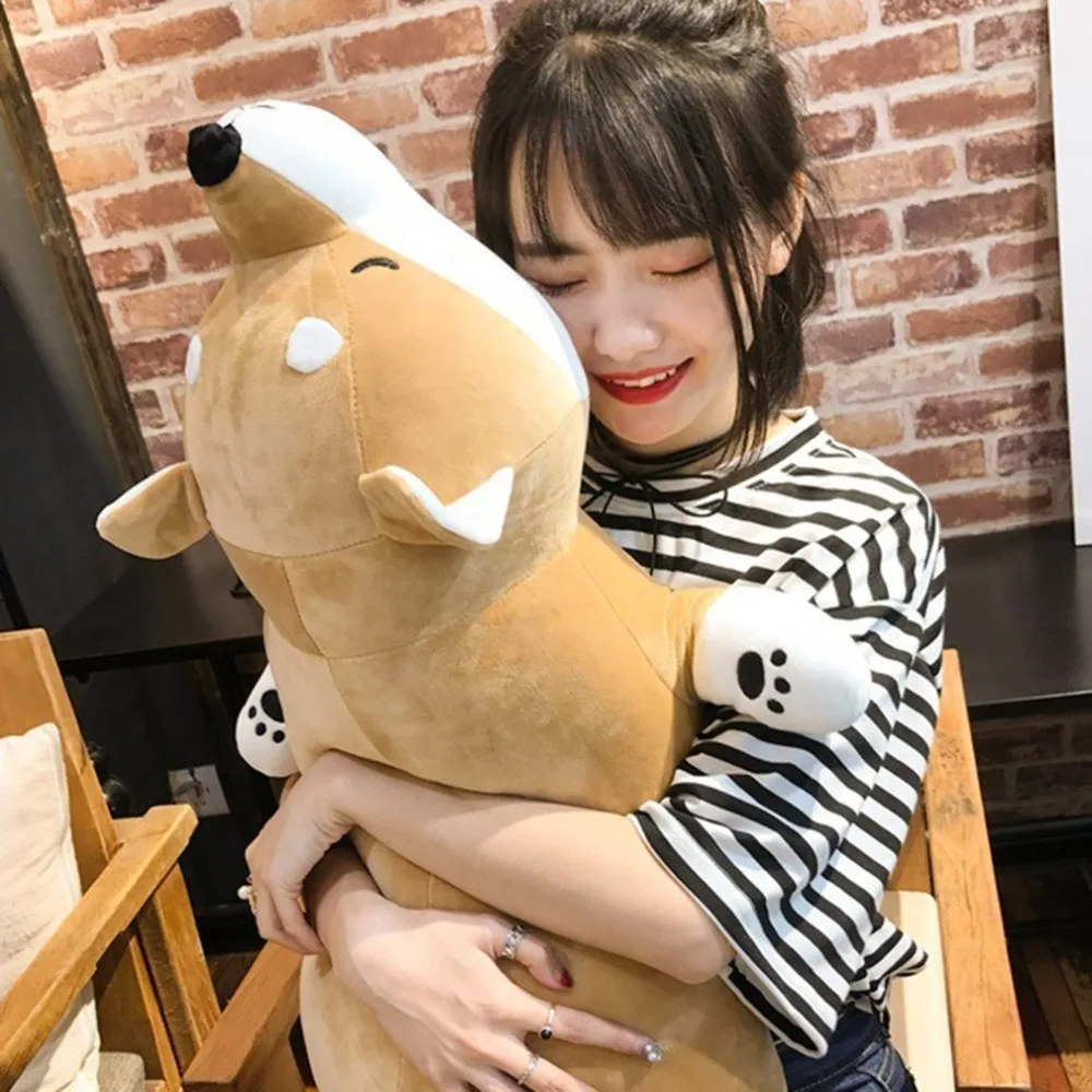 Милая подушка в форме собаки, плюшевые игрушки, мягкие Мультяшные животные, подушка для дома, офиса, прекрасный подарок для детей, Шиба-ину, каваи