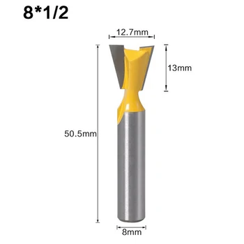 

Carbide 8mm Shank Router Bit Slot Cutter Wood Working Milling Tool Flush Trim