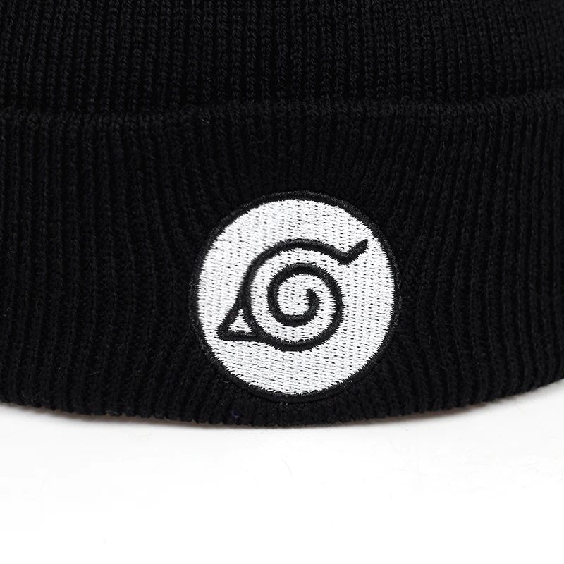 Naruto Beanie Embroidery Uchiha Uzumaki Payne men women Knit Cap Knitted Hat Skullies Warm Winter Unisex Ski Hip Hop Hat