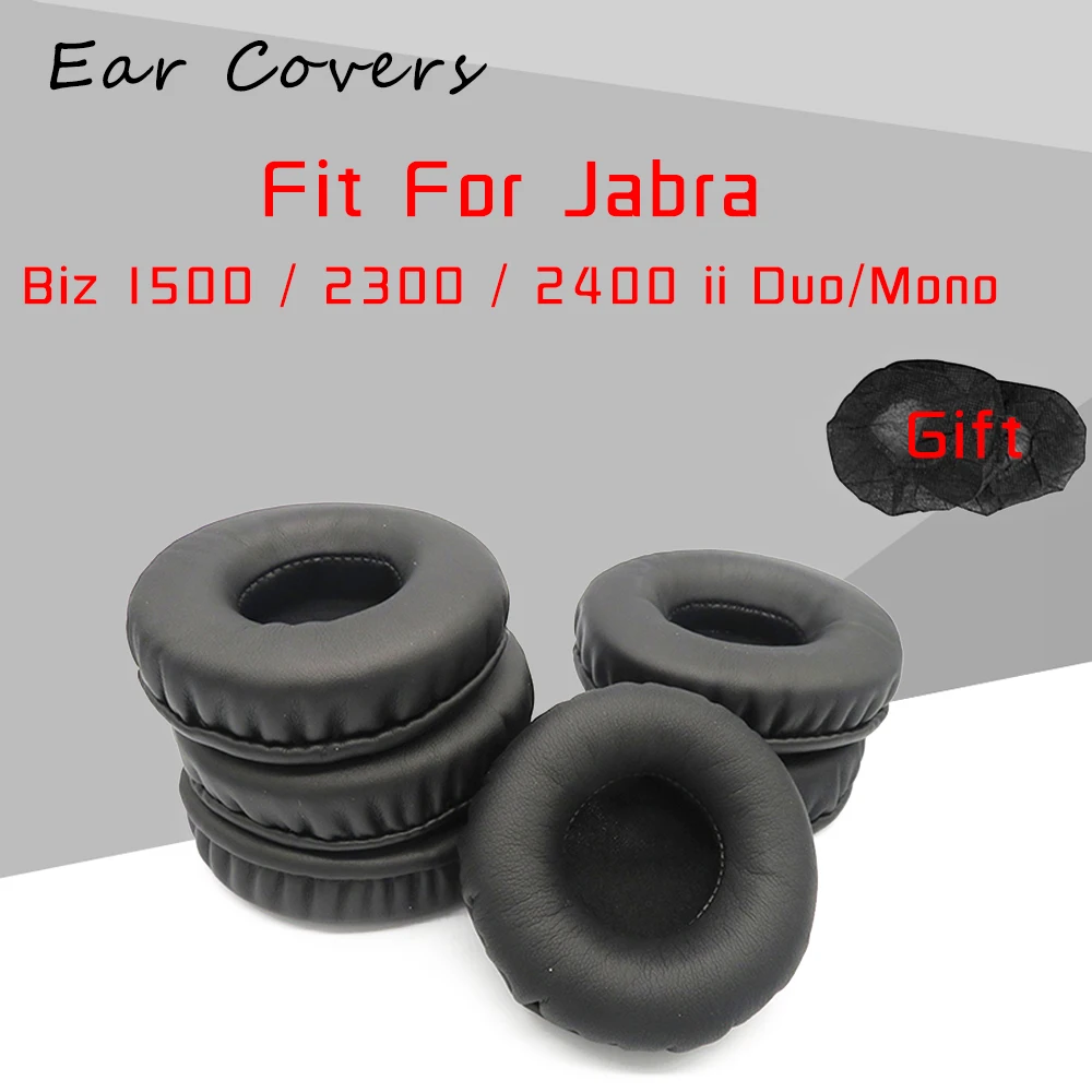 

Ear Pads For Jabra Biz 1500 / 2300 / 2400 ii Duo / Mono Headphone Earpads Replacement Headset Ear Pad PU Leather Sponge Foam