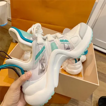 

New Flat Shoes Women Luxury Brand Women Shoes Sports Mixed Color Shoes Ladies Light Sapato Feminino Spring Zapatillas Mujer