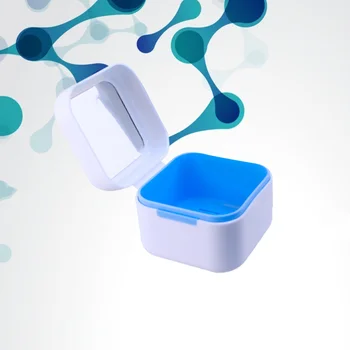 

1Pc Tooth Brace Case Tooth Socket Storage Box Orthodontic Retainer Case Dental Retainer Box Tooth Socket Holder for Trip Home Tr