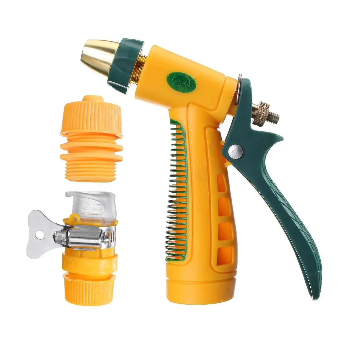 Water gun Connector Высоконапорный водяной пистолет, пенопласт, автомойка, водоструйный садовая мойка, шланг палочка, пистолет-распылитель, медный водяной пистолет, разбрызгиватель для шланга - Цвет: Water gun Connector