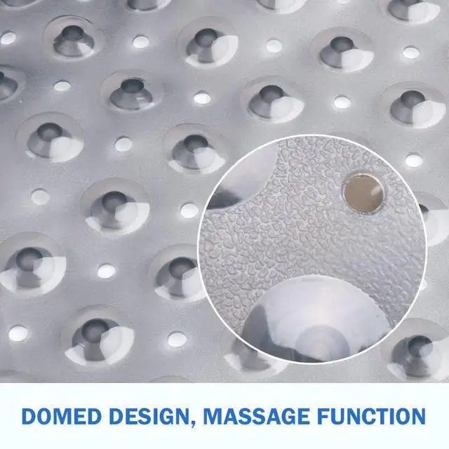 100*40cm Large Strong PVC Bathroom Mat Anti-slip Sution Cups Bath Mats Massage Particles Safety Baby Shower for Toilet Carpet