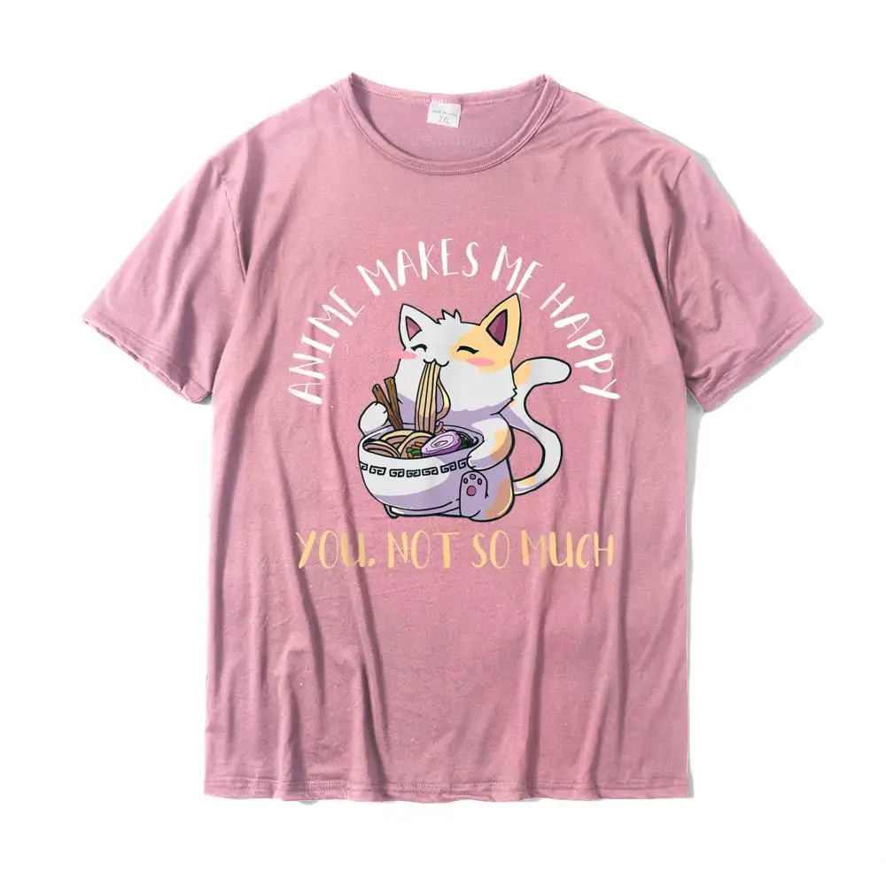Round Collar Kawaii Neko Anime Cat T-Shirt__MZ23915 100% Cotton Man Tshirts Birthday Tops & Tees Latest Tees Short Sleeve Kawaii Neko Anime Cat T-Shirt__MZ23915 pink