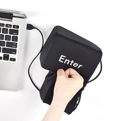 Oreiller de décompression, clé d'entrée USB, bouton de retour d'ordinateur, pour les bureaux, jouet anti Stress 