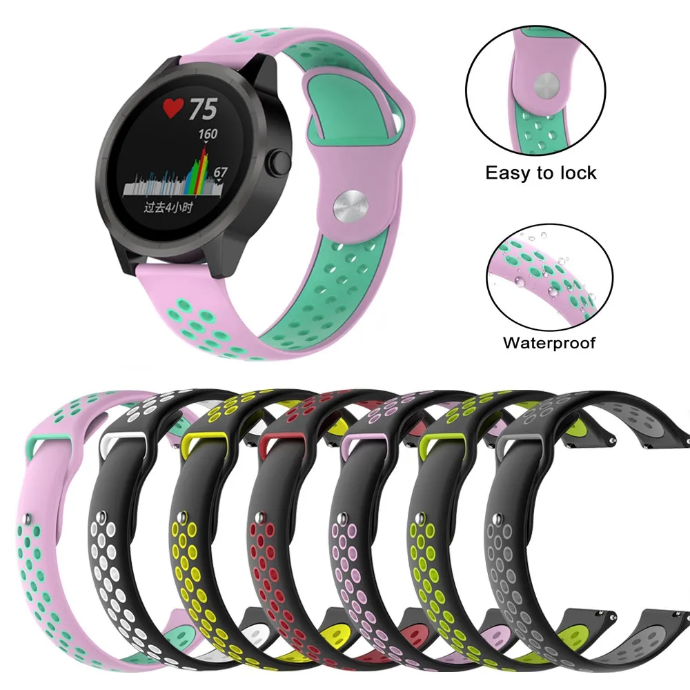 Силиконовый ремешок для Garmin Vivoactive 3 Смарт часы браслет для Garmin Vivoactive3 vivomolove HR Forerunner 645 браслет
