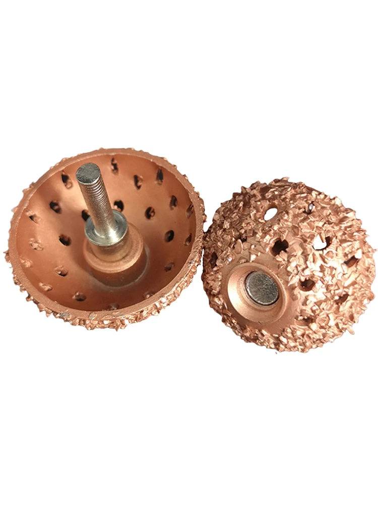

40MM Tire Repair Tool Tungsten Alloy Grinding Polisher Coarse Grit Buffing Wheel Kits with Linking Rod Adapter