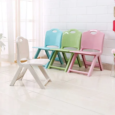 Thickened Plastic Folding Chair Portable Stool Portable Children's Chair Cute Kids Furniture Plastic Thickened Plastic Folding Chair Portable Stool Portable Children's Chair Cute Kids Furniture Plastic