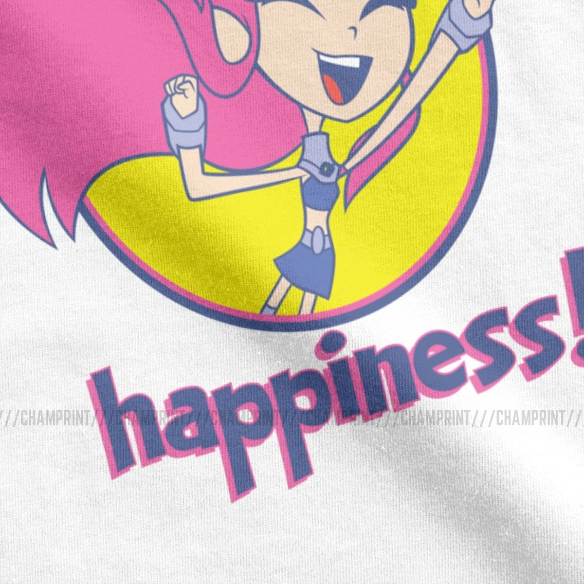 Teen Titans Go Starfire I Have The футболка с надписью Happiness женские футболки Kawaii футболки, топ, забавная Женская одежда с графикой