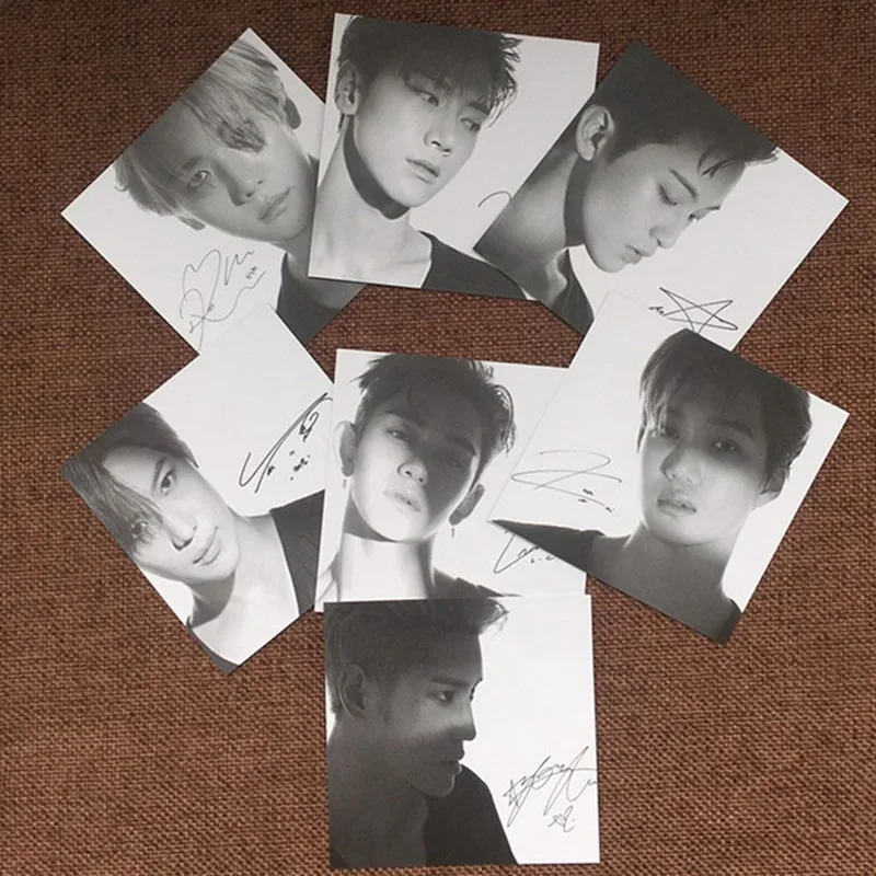 Новая Фотокарта K pop SUPERM Lomo суперм подпись фотокарточка Постер BAEKHYUN MARK KAI TEN LUCAS TAEMIN