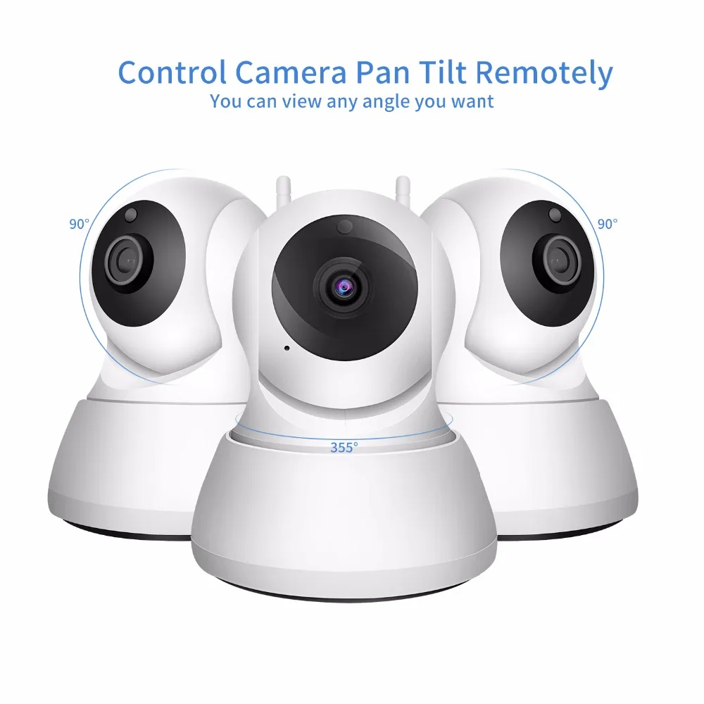 

CCTV Camera Surveillance P2P Night Vision Baby Monitor Home Security IP Camera Wi-Fi 1080P 720P Wireless Network Camera