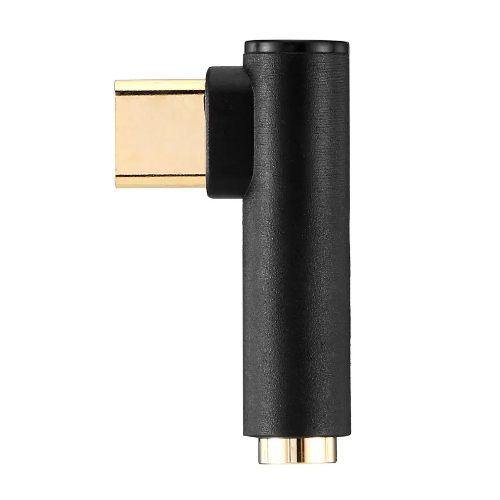 

L Type USB C to 3.5mm AUX Audio Cable Headphone Adapter Type-C to 3.5 Jack Earphone Cable for Huawei Mate 10P20 Xiao mi mi 6