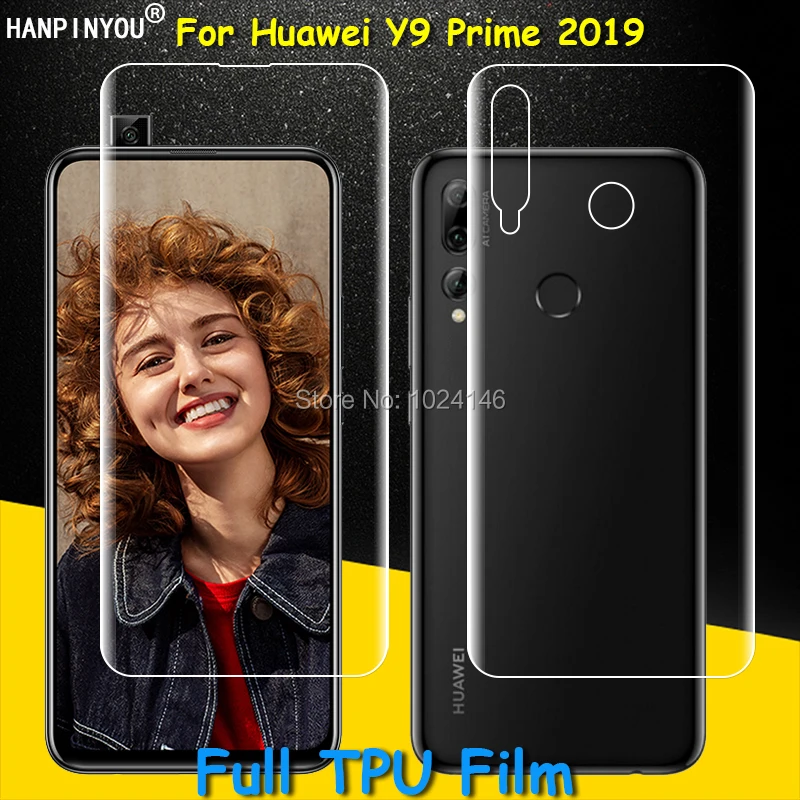 

Front / Back Full Coverage Clear Soft TPU Film Screen Protector For Huawei Y9 Prime Y9 Prime 2019 / P Smart Z (Not Glass)