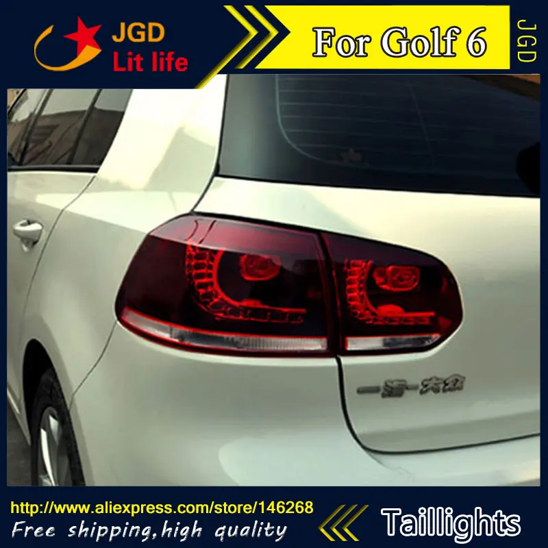 Высокое качество. Задний светильник s Чехол для VW Golf 6 2009 2012 светодиодный задний
