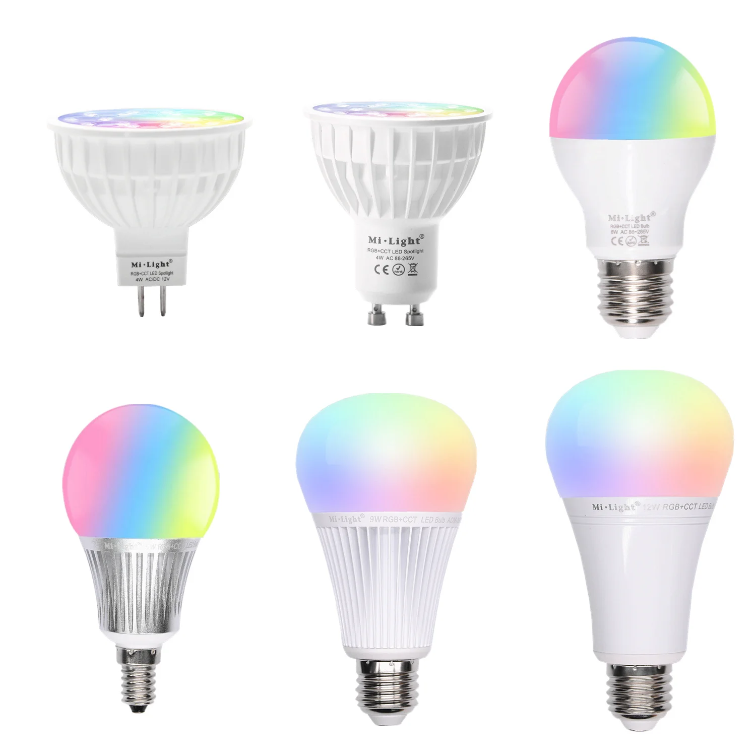 Светодиодная лампа Mi с регулируемой яркостью 4 Вт GU10 RGB CCT (2700 6500K) светодиодный для