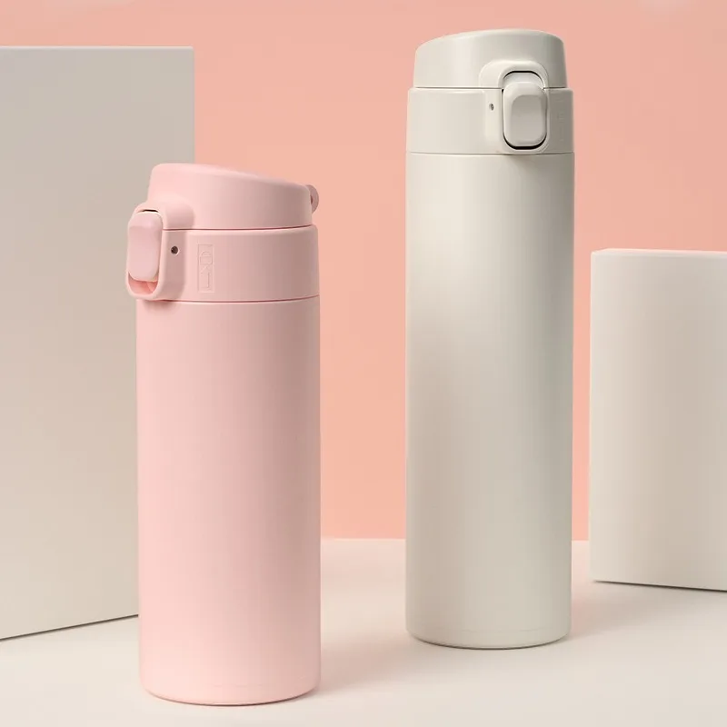 Stainless Steel Thermos Bottle Portable Vacuum Flask Insulated Water Bottle BPA Free Travel Coffee Mug Thermos Vacuum Flask
