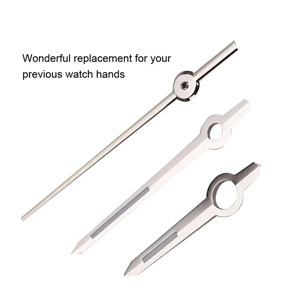 Watch Repair Tool 3169 Silver Watch Hour Minute Second Hands Watch Needles Fit for ETA2836 Movement Male Watch Watch Repair