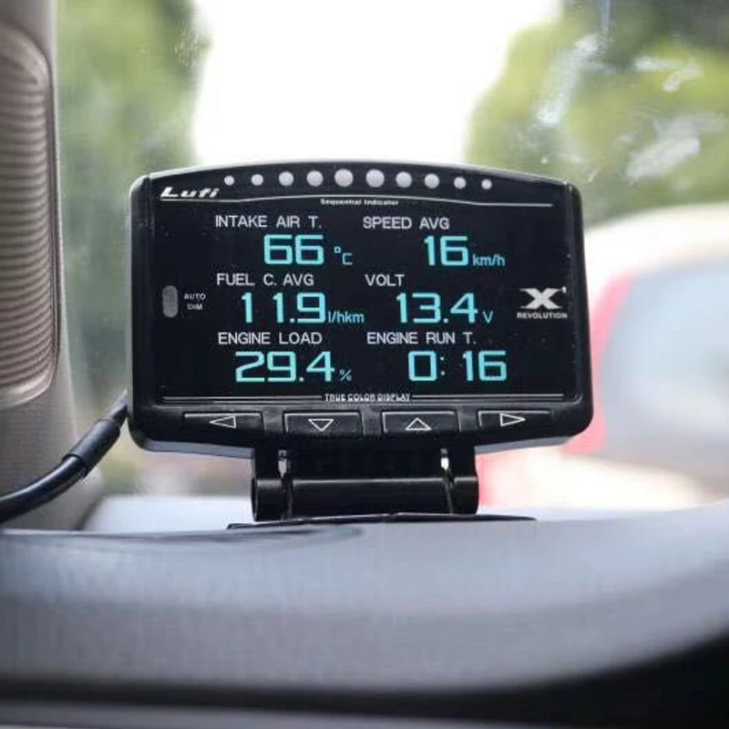 RPM Tachometer with OBD2 Warning System for OBD2 Car Model OBD2 Display Gauge Code Reader Scanner Lufi X1 Car Dinostic Tool RPM Tachometer with OBD2 Warning System for OBD2 Car Model OBD2 Display Gauge Code Reader Scanner Lufi X1 Car Dinostic Tool