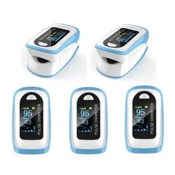 

5PCS Digital Fingertip Pulse Oximeter Blood Oxygen Saturation Meter Finger SPO2 PR Oxygen Monitor Health Pulse Oximeter Dropship