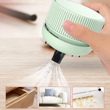 

Office Table Cleaning Mini Vacuum 4 Color Desktop Vacuum Cleaner Dust Collector For Notebook PC Computer Keyboard Fast shipping