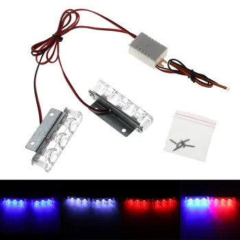 

2Pcs Truck DC 12V Rear Stop Motorcycle Police Flashing Car Brake Light Strobe Lamp 3 LED 6W Signal Lamp Car Accessories