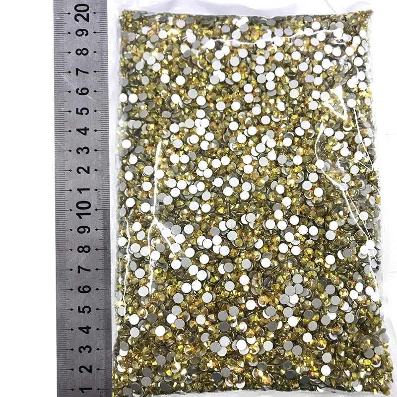 80 Sunshine Oleeya Glass Crystal Nail non hot fix rhinestones (11)