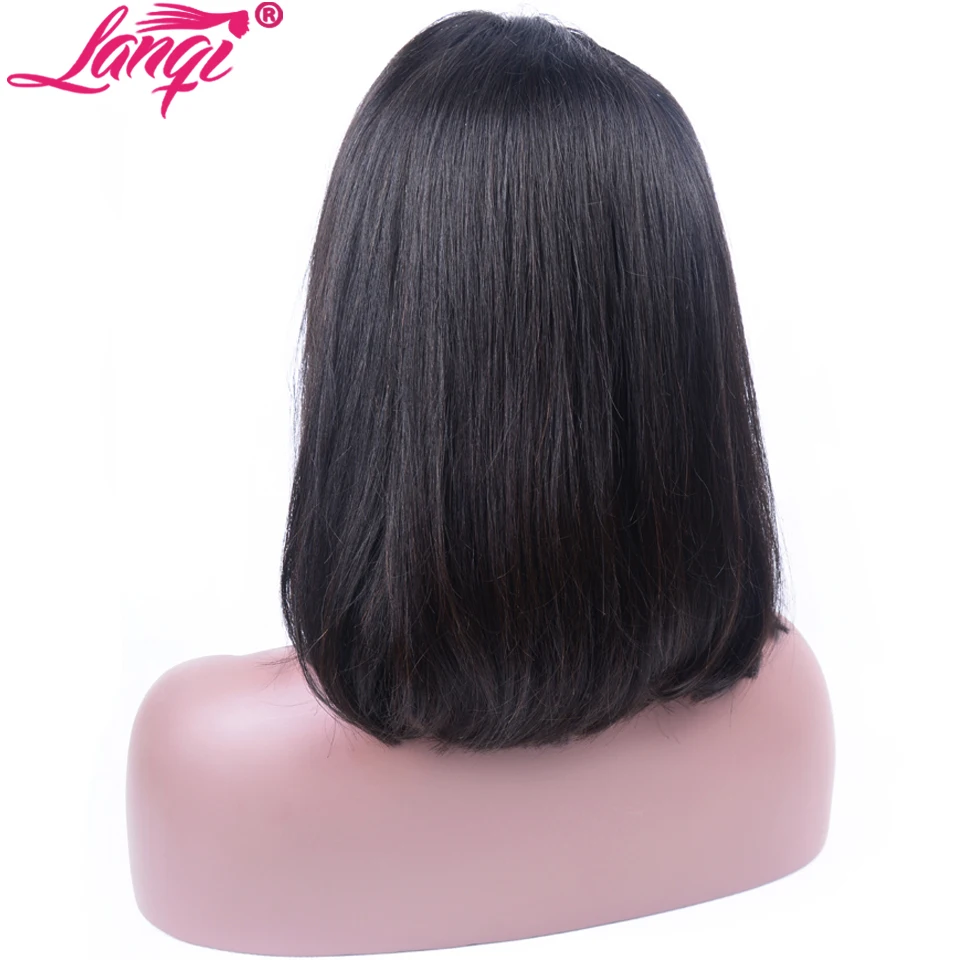 13x4 straight bob lace front wigs brazilian short human hair wigs lace front human hair wigs for women non-remy 150% density