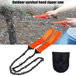 Scie à chaîne de survie Portable, Kit de brousse, tronçonneuse d'urgence, Camping randonnée, outil de poche, chasse en plein air, poisson, outil à main, scie à fil 